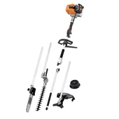 Multigépek adapterekkel(bozótvágó, sövényvágó, láncfűrész)