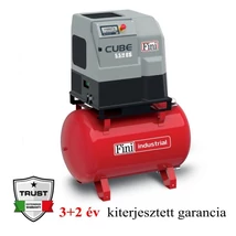 FINI CUBE 5.5-10-270 ES CSAVARKOMPRESSZOR hűtveszárítóval 705l/perc 10 bar tartály 270 liter 400V