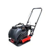 EUROKOMAX COMPACT 90H lapvibrátor HONDA GX160, 13kN, 53x50cm, 84kg, kerékszett, víztank