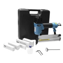 Güde pneumatikus szögbelövő, tüzőgép, üzemi nyomás: 6 Bar, csatlakozó:1/4", Kapcsokkal