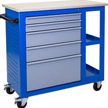 Güde GWB 05 szerszámos kocsi munkapaddal,1000x500x980mm, összeszerelt (szerszámok nélkül)