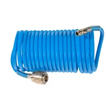 Güde Pneumatikus spirálcső, 5/8mm, 5 méter, gyorscsatlakozókkal
