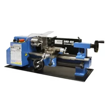 Güde GMD 400 MINI fémeszterga, 370W,/230V, 300mm csúcstávolság, Fordulatszám: 0-2500-ig