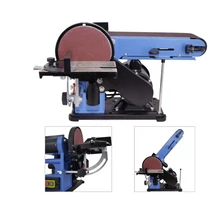 Güde GBTS 400 Asztali csiszoló, 250W, szalagcsiszoló 914mmx100mm, homlokcsiszoló 150mm, Fordulatszám: 1450