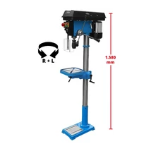 GÜDE GSB 20/812 R+L elektromos oszlopos fúró, 800W/400V, 1-16mm gyorstokmány, 12 sebesség fokozat, jobbra-balra forgás