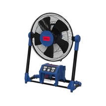 GÜDE Akkumlátoros ventillátor, 18 Volt, Akku és töltő nélkül, hálózati adapterrel, (18 V E³ GÉPEKHEZ)