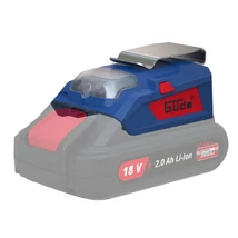 Güde UAL 18-, akkumlátoros USB adapter, akkumlátoros lámpa, 18 V, akku és töltő nélkül, (18 V E³ GÉPEKHEZ)