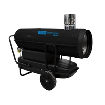 Güde GD 50 IK gázolajos hőlégbefúvó kéményes, Fűtőteljesítméy: 50kW, Légszállítás: 2000 m3/h, Tartály: 69 liter