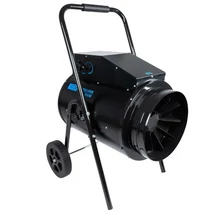 Güde GEH 15 elektromos, ventillátoros hőlégfúvó, Fűtőteljesítmény: 2 fokozat, 7,5-15 kW, Feszültség: 400V, Légszállítás: 1560 m3/h