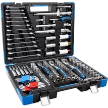 Güde GWZK 157 dugókulcskészlet, szerszámkészlet, 157db, 1/4"+3/8"+1/2" CV.; dugókulcsok, racsnis kar, villás kulcsok, BIT-ek