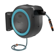 Gardena PowerRoll XXL akkumlátoros automata tömlődob szett 40m 13mm 1/2" tömlővel, csatlakozókkal, 18V, akku és töltő nélkül