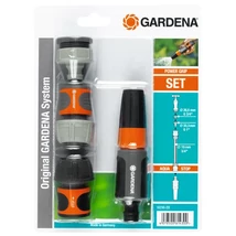 Gardena Basic Tisztító locsoló pisztoly, állítható szórófej, gyorscsatlakozókkal 3/4"-19mm tölmőhöz, OGS (Originalt Gardena System)