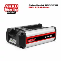 HECHT 000625B Akkumulátor 20V, 2.5Ah, (AKKU program 6020)