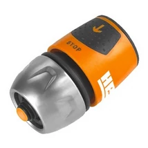 HECHT 08111 - Gyorscsatlakozó 1/2-3/4" tömlőhöz, vízstoppos