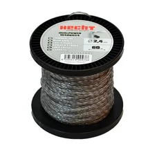 HECHT 10406024 bozótvágó damil, vágószál maggal, DUAL POWER, 2,4mmx60 méter, szögletes