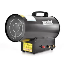 HECHT 3016 PB-gázos hőlégfúvó ventillátoros, 12-30kW tömlővel és gázreduktorral