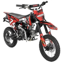 HECHT 51125 RED benzinmotoros motorkerékpár, 4 ütemű, 125cm3, 8.1Le, önindító, Max: 80 kg