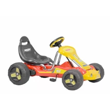 HECHT 59788 pedálos gokart, piros-sárga, 3-6 éves korig, Max: 30kg