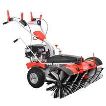 HECHT 8101 BS Benzinmotoros önjáró seprőgép, takarítógép, 100cm, Briggs 161cm3, 3+1 sebesség