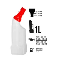 HECHT 90001, univerzális keverőedény, 2 ütemű gépekhez