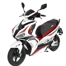 HECHT EQUIS WHITE Akkumulátoros robogó, 72V, 20Ah, 3000W, Max hatótáv: 61km, Max sebesség: 45 km/h, Max: 271kg