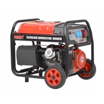 HECHT GG 10000 Háromfázisú áramfejlesztő, 400V, Max: 8500W, 10,8A, Motor: OHV, 459cm3, AVR feszültségszabályzó, önindító, szállítókerék