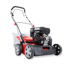 HECHT 5645 Benzinmotoros gyepszellőztető, gyeplazító, 40cm, OHV 210cm3, 15 acél kés, rugós tengely, fűgyűjtő