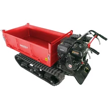 HECHT 2980 Hernyótalpas transzporter, benzinmotoros szállító, Loncin 420cm3, 6 sebesség előre, 2 hátra,  hidraulikus emelővel, Max: 800kg-ig,