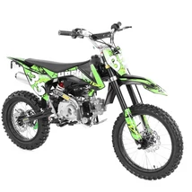 HECHT 51126 GREEN benzinmotoros motorkerékpár, 4 ütemű, 125cm3, 6.8Le, önindító, Max: 70 kg