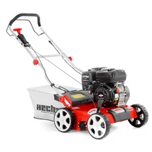 HECHT 5676 2IN1 Benzinmotoros gyepszellőztető, gyeplazító, 40cm, Briggs 163cm3, 18 acél kés, rugós tengely, fűgyűjtő