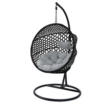 HECHT VICKY BLACK összecsukható hintaszék (csak Andornaktálya-i telephelyi átvétellel)