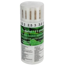 ISKRA ERO 11-RÉSZES HSS FÉM- ÉS MŰANYAGFÚRÓ KÉSZLET FST111