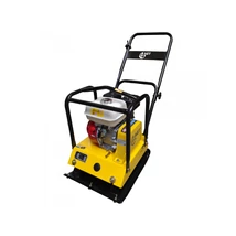 AGT PCL90 lapvibrátor, HONDA GX160, 5.5 Le, 15.0kN, 45x50cm, 90 kg, kerékszett, szilikon gumilap