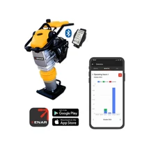 ENAR PH70E döngölő, HONDA GX120RT, 15kN, talpméret 33x28cm,  +TrackPro Blutooth App