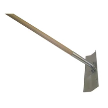 BETONTROWEL acél betonterítő, 155 cm-es fa nyéllel, 50x12 cm