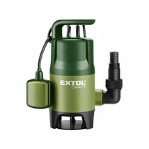 EXTOL craft elektromos merűlő szivattyú, búvárszivattyú, 400W, 7500l, szennyezettvíz