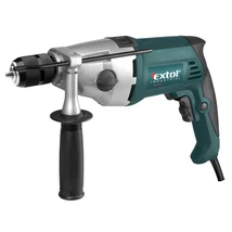 EXTOL industrial elektromos fúró, ütvefúró, 1050W, 13mm gyorstokmány, állítható sebesség, 2 fokozat