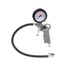 EXTOL premium gumiabroncs fúvató pisztoly, manométerrel, max. 8 Bar, 1/4" tömlőcsatlakozó