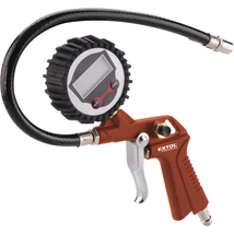 EXTOL premium gumiabroncs fúvató pisztoly, manométerrel, max. 8 Bar, 1/4" tömlőcsatlakozó