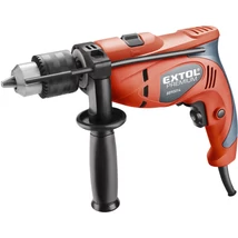 EXTOL premium elektromos fúró, ütvefúró, 550W, 1,5-13mm fogaskoszorús tokmány, állítható sebesség