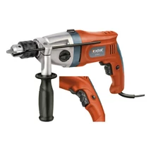 EXTOL premium elektromos fúró, ütvefúró, 1100W, 13mm fogaskoszorús tokmány, állítható sebesség, 2 fokozat