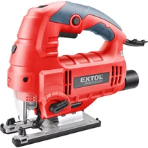 EXTOL premium elektromos szúrófűrész, dekopír fűrész, 800W, szabályozható sebesség, max. vágási kapacitás: 110mm, Bosch befogás, lézer