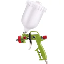 EXTOL premium festékszóró pisztoly légkompresszorhoz, 700ml műanyag tartály, 1,5mm szórónyílás, 190L/perc, 4 Bar, 1/4" gyorscsatlakozó