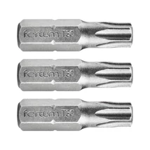 FORTUM 1/4" BIT behajtóhegy, TORX T30, belső Torx csavarokhoz, 3 db, hossza: 25mm, anyag: S2 acél, HRC 61-62