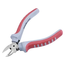 FORTUM oldalcsípő, oldalvágó fogó, Hossza: 125mm, Anyaga: 61CrV5,  HRC 58-62, műszerész, tekercsrugós