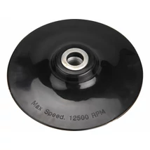 EXTOL craft gumitányér sarokcsiszolóhoz; 125mm, M14, kemény, max. 12.500 ford./perc, nem tépőzáras