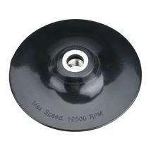 EXTOL craft gumitányér sarokcsiszolóhoz; 125mm, M14, lágy, max. 12.500 ford./perc, nem tépőzáras