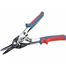 EXTOL premium lemezvágó olló, egyenes- és íves vágáshoz, 255mm, CV., áttételes, kétszínű, múanyag nyél