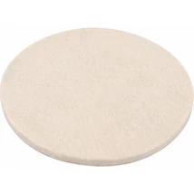 EXTOL premium polírkorong, gyapjú/filc keverék, fehér; 115 mm, 7 mm vastag, tépőzáras