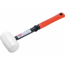EXTOL premium gumikalapács, Fej súlya: 0,28 kg, ⌀50 mm, üvegszálas nyéllel, fehér gumi
